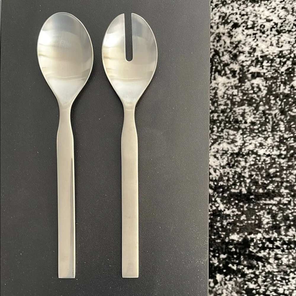 WMF STAV STAINLESS Steel Serving Spoon and Fork Set KOREA